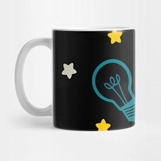 Smart Ideas - Lightbulbs with Stars Mug